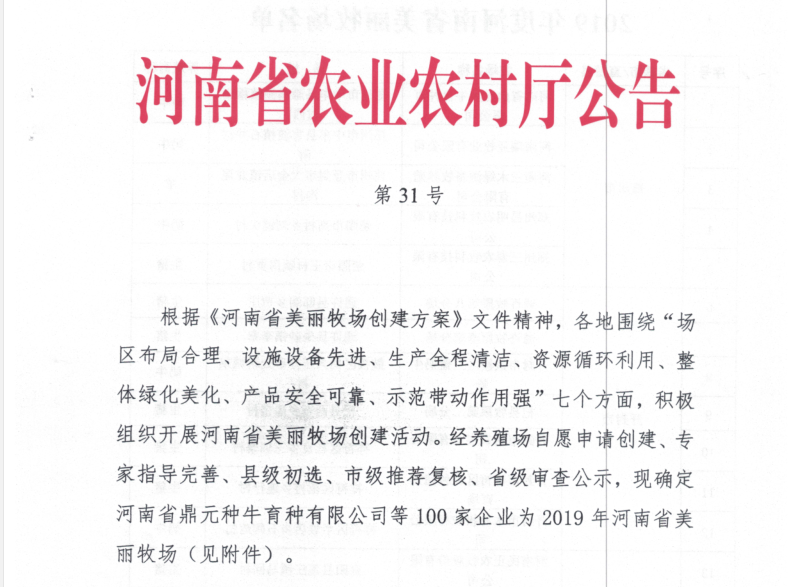 榮譽 | 2019年度河南省美麗牧場名單新鮮出爐 花花牛乳業(yè)集團旗下六個牧場榜上有名